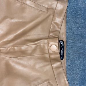 ZARA leather pants